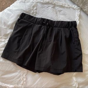 Black Running Shorts with Pockets
